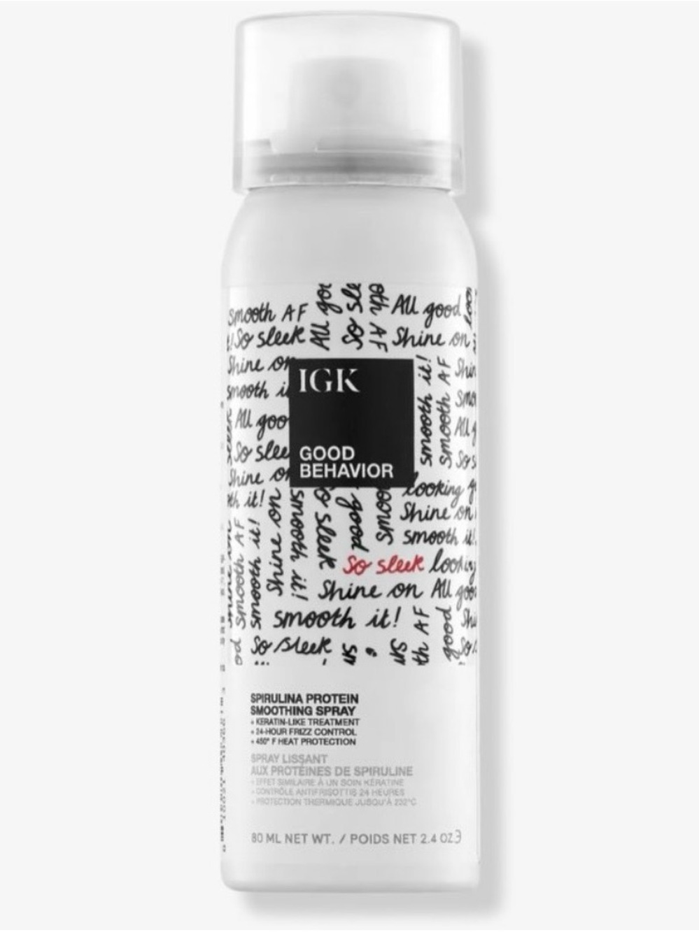 IGK Good Behavior Spirulina Protein Smoothing Spray - Brand New & Sealed